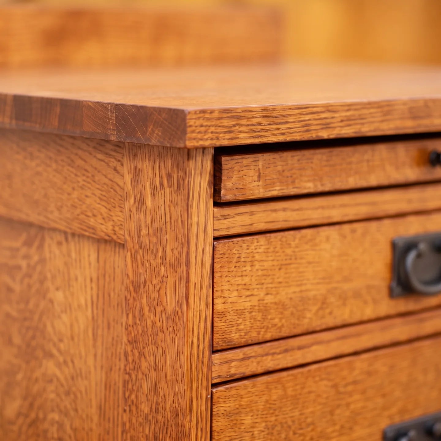 Mission 3-Drawer Tray Nightstand - Country