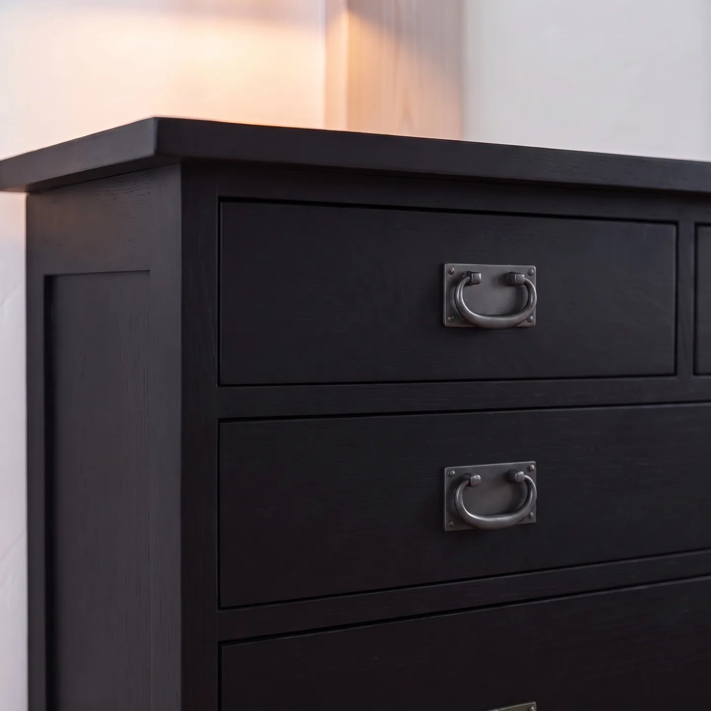 Mission 7-Drawer Bedroom Chest - Black