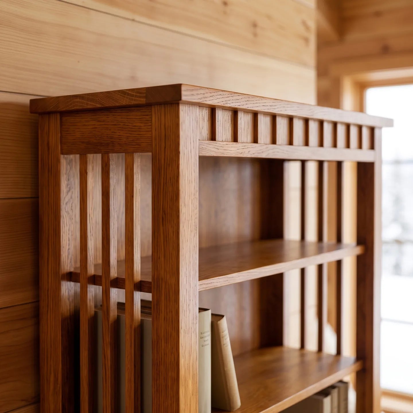 84" Bookcase - Walnut