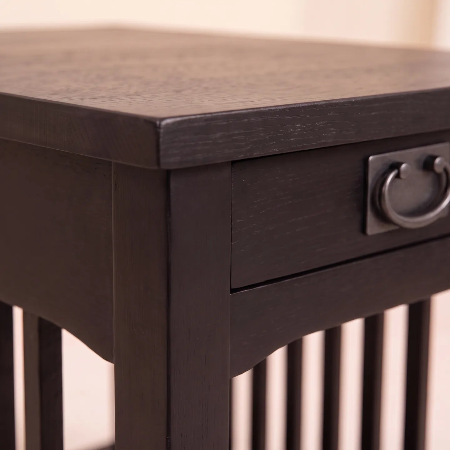 Mission End Table - Black