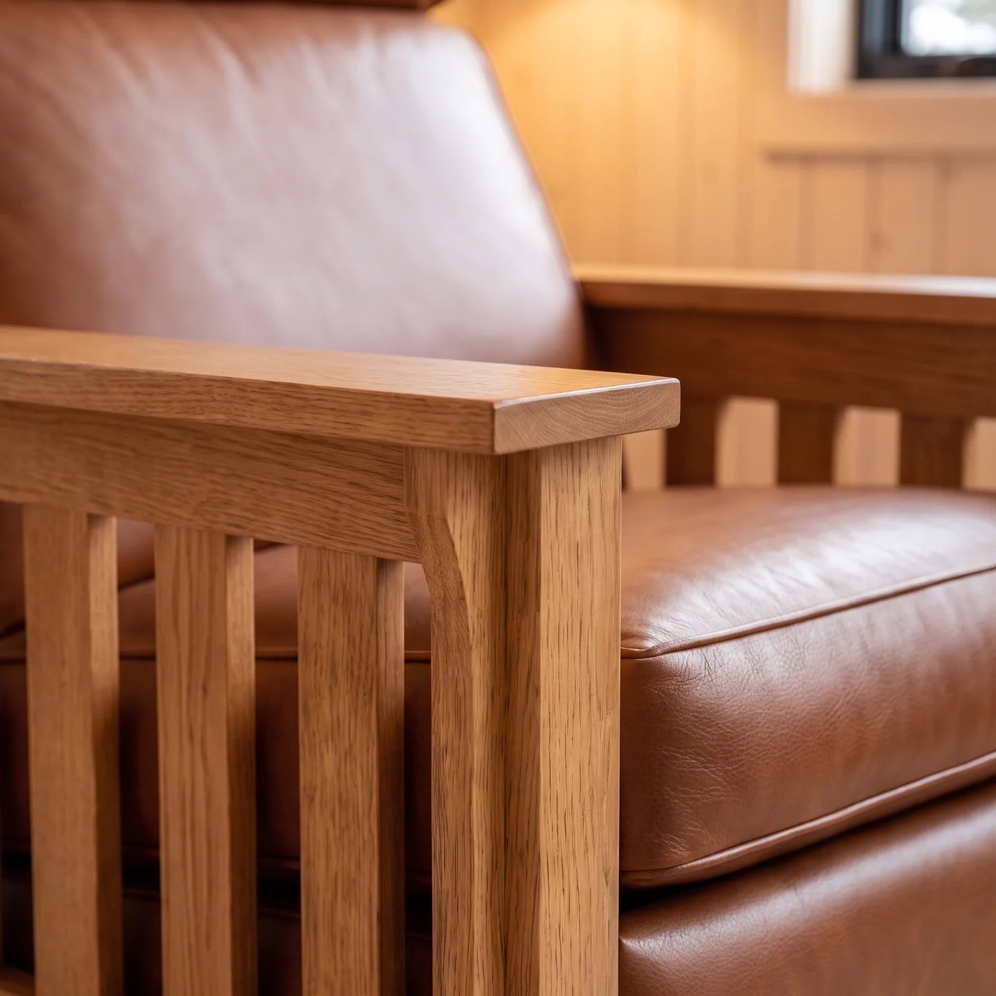 Mission Slat Farmhouse Recliner