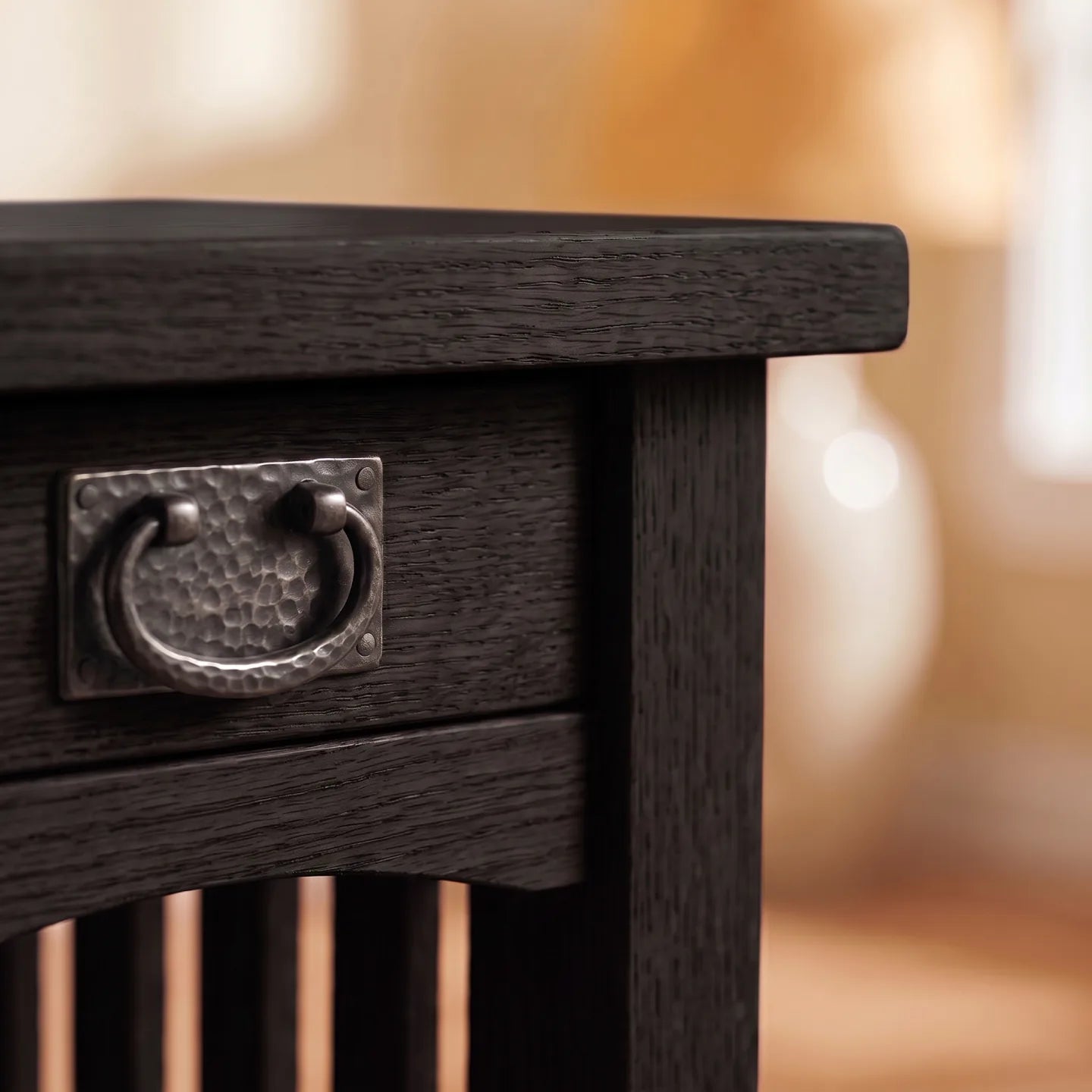 Mission Spacesaver End Table - Black