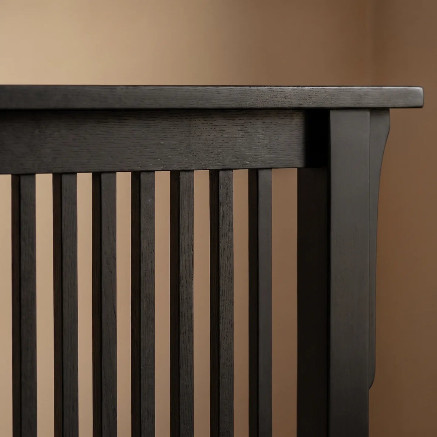 Spindle Platform Bed Frame - Black