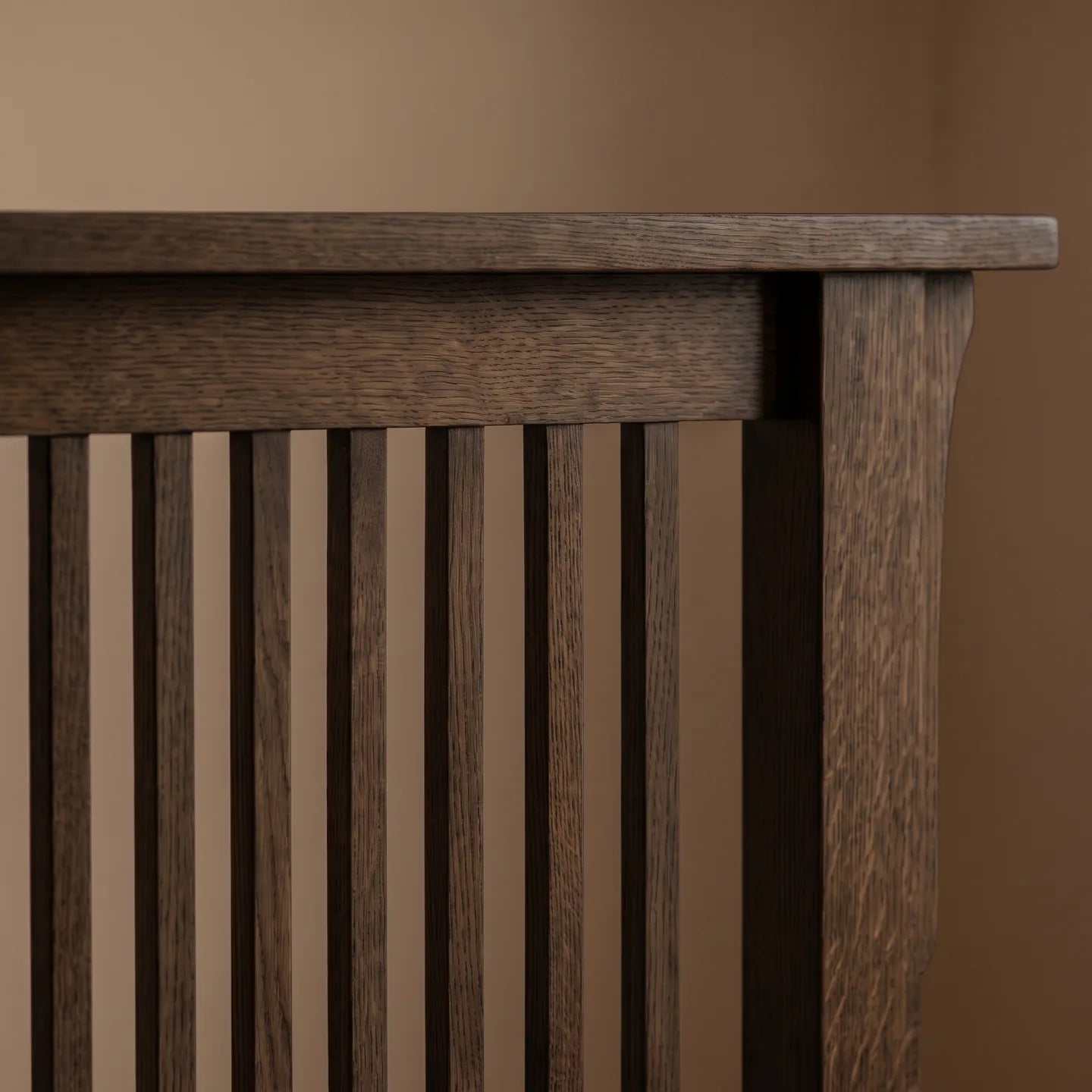 Spindle Platform Bed Frame - Charcoal