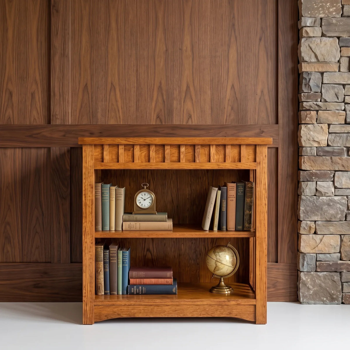 30" Bookcase - Antique Brown
