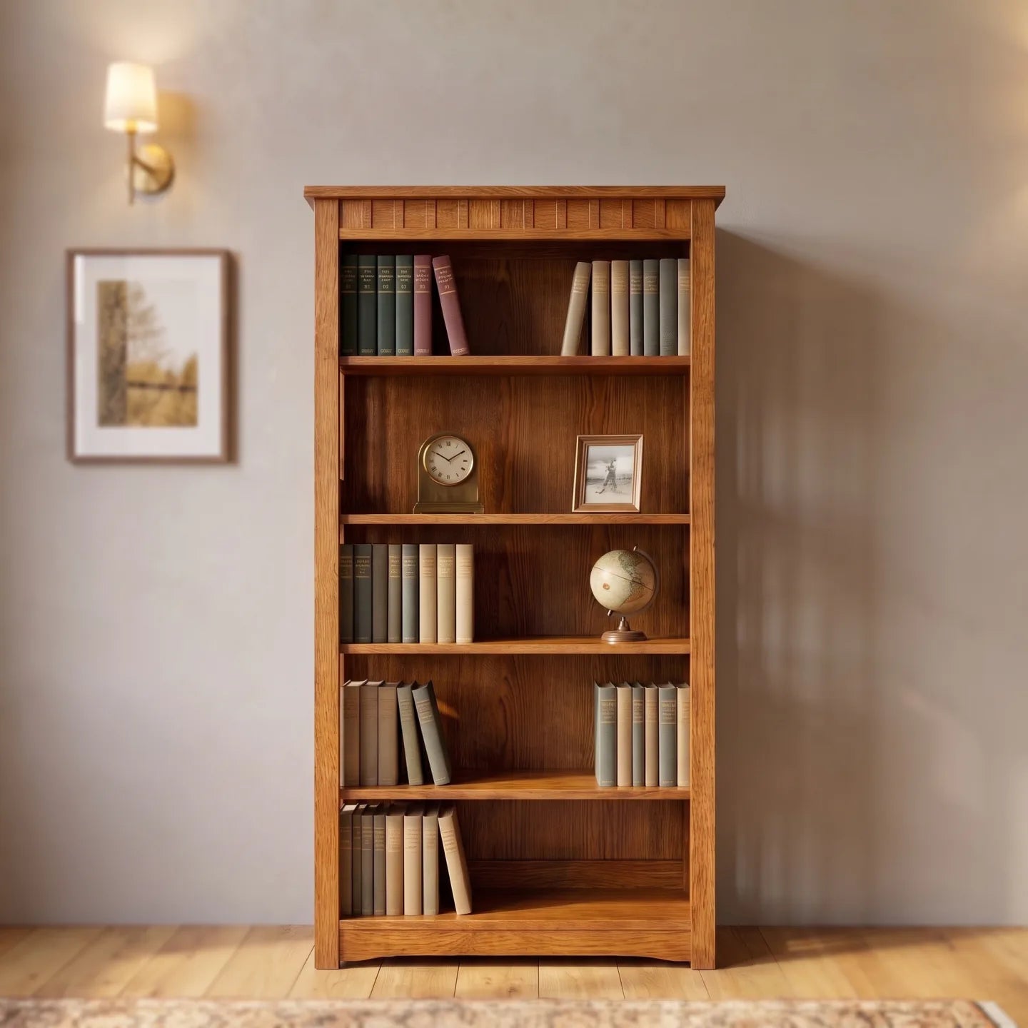 60" Bookcase - Walnut