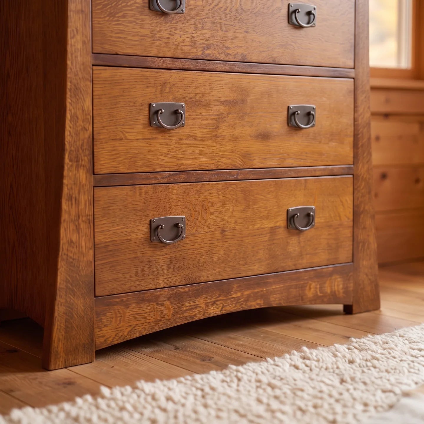 Bungalow 7-Drawer Bedroom Chest - Antique Brown