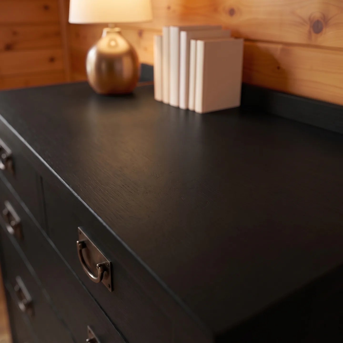 Bungalow 7-Drawer Bedroom Chest - Black