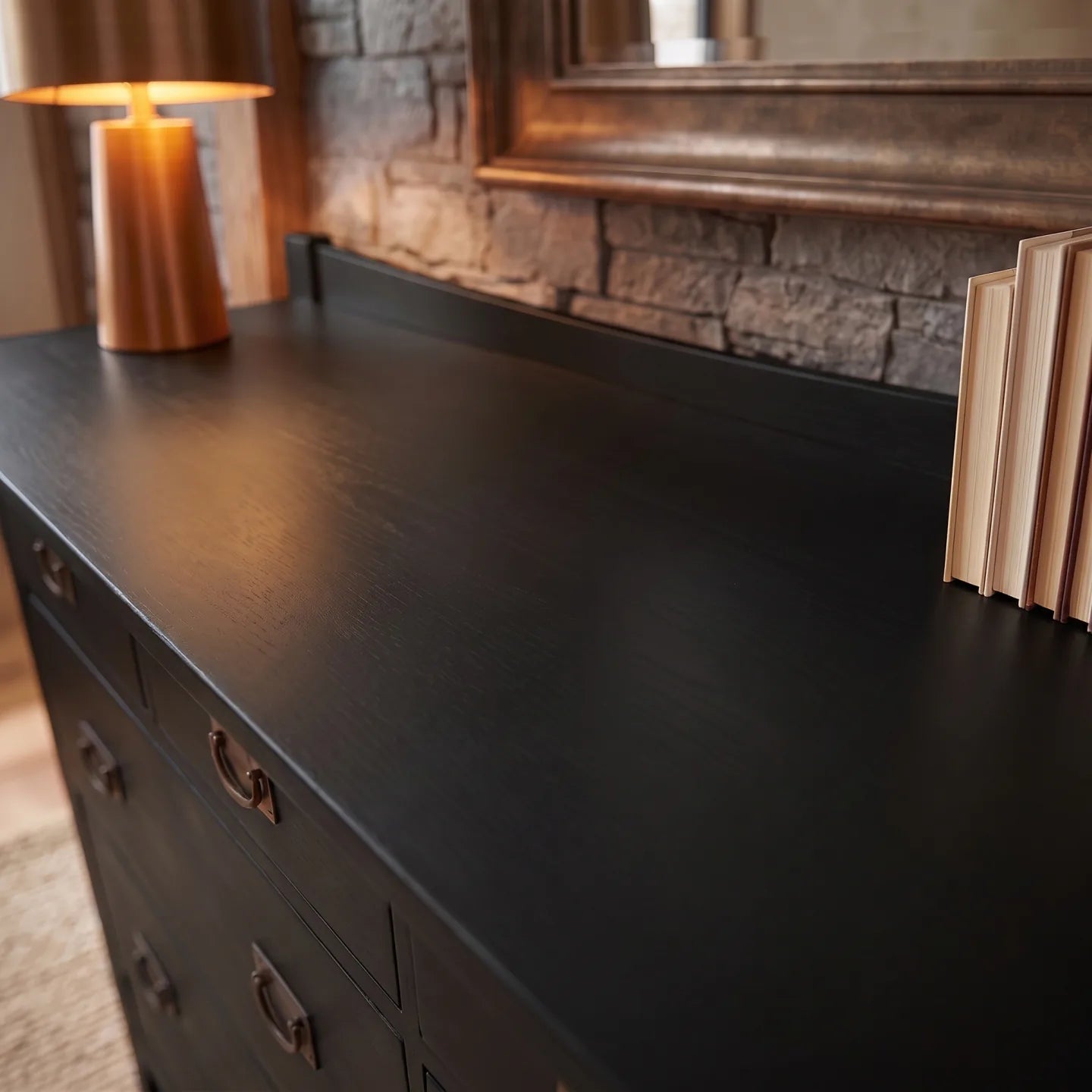 Bungalow 9-Drawer Dresser - Black