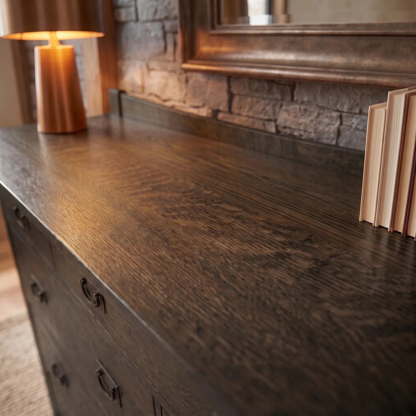 Bungalow 9-Drawer Dresser - Charcoal