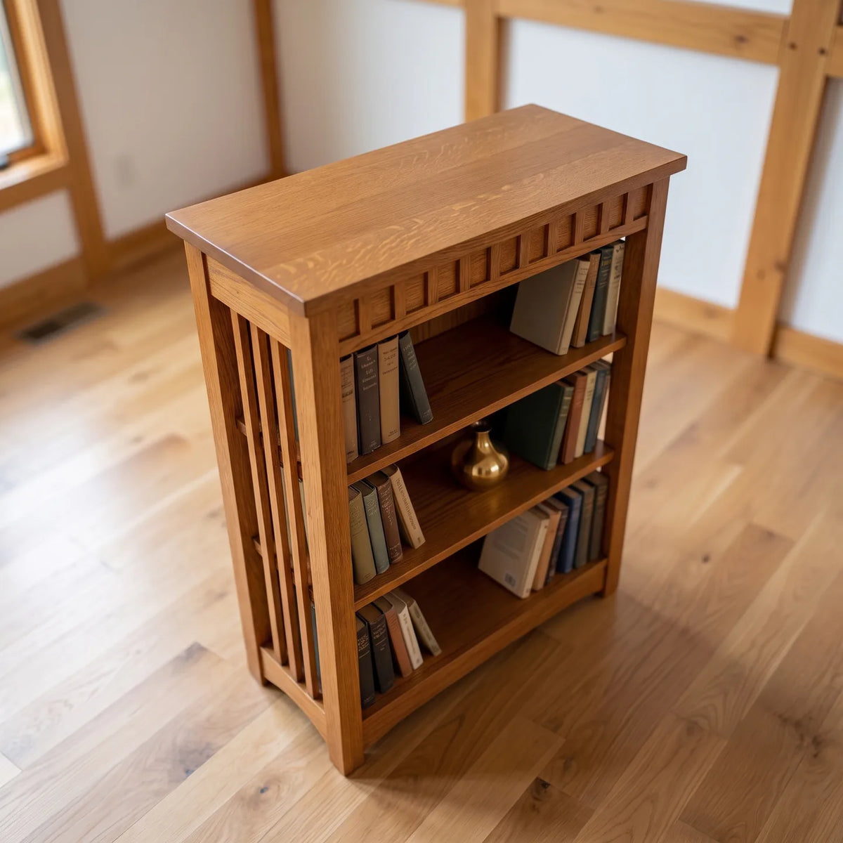 38" Bookcase - Antique Brown