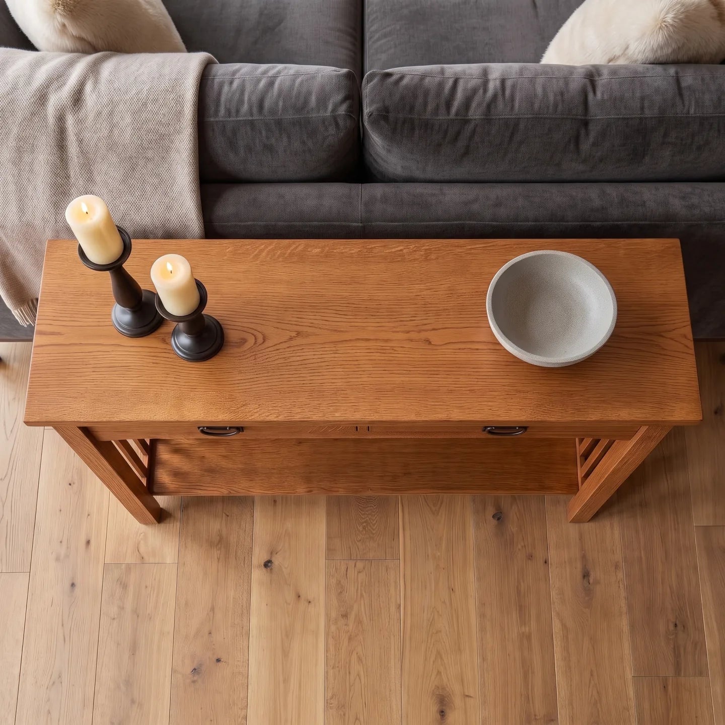 Mission Sofa Table - Black