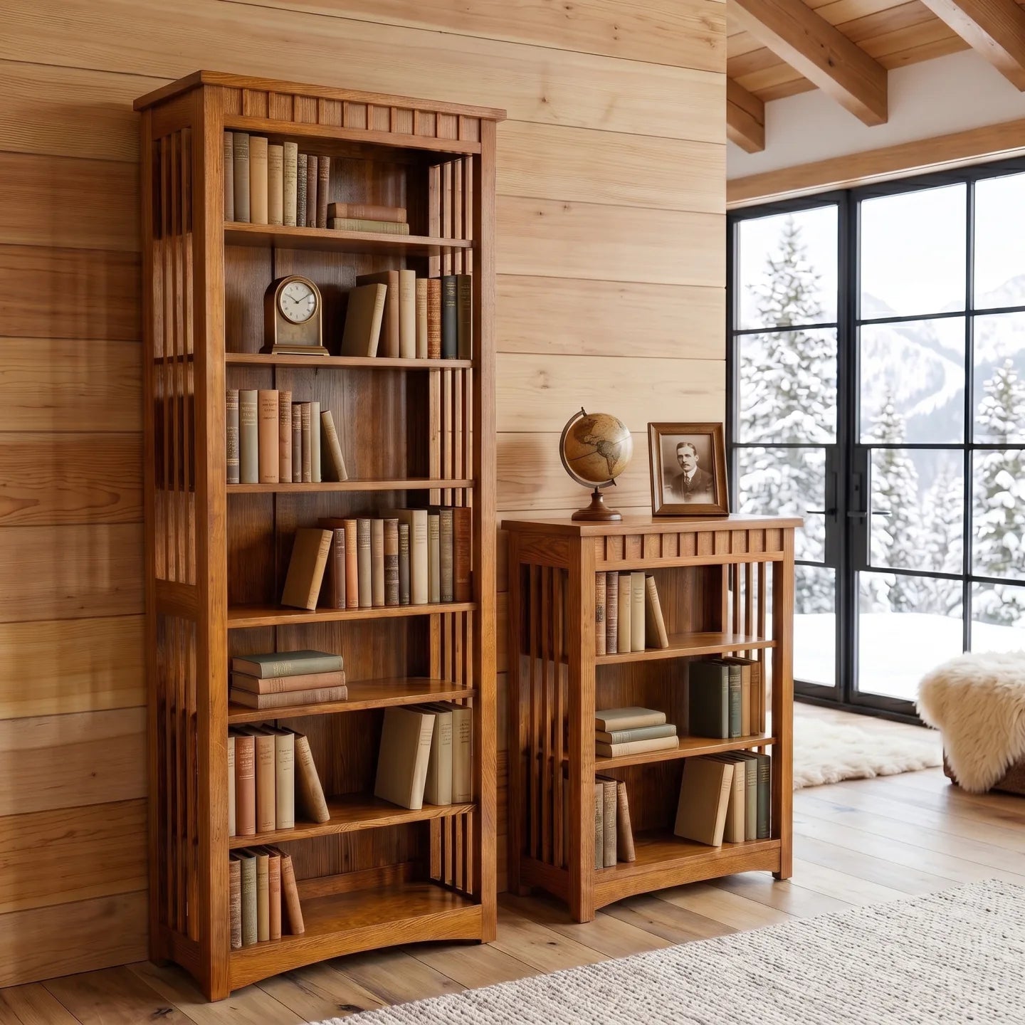 84" Bookcase - Walnut