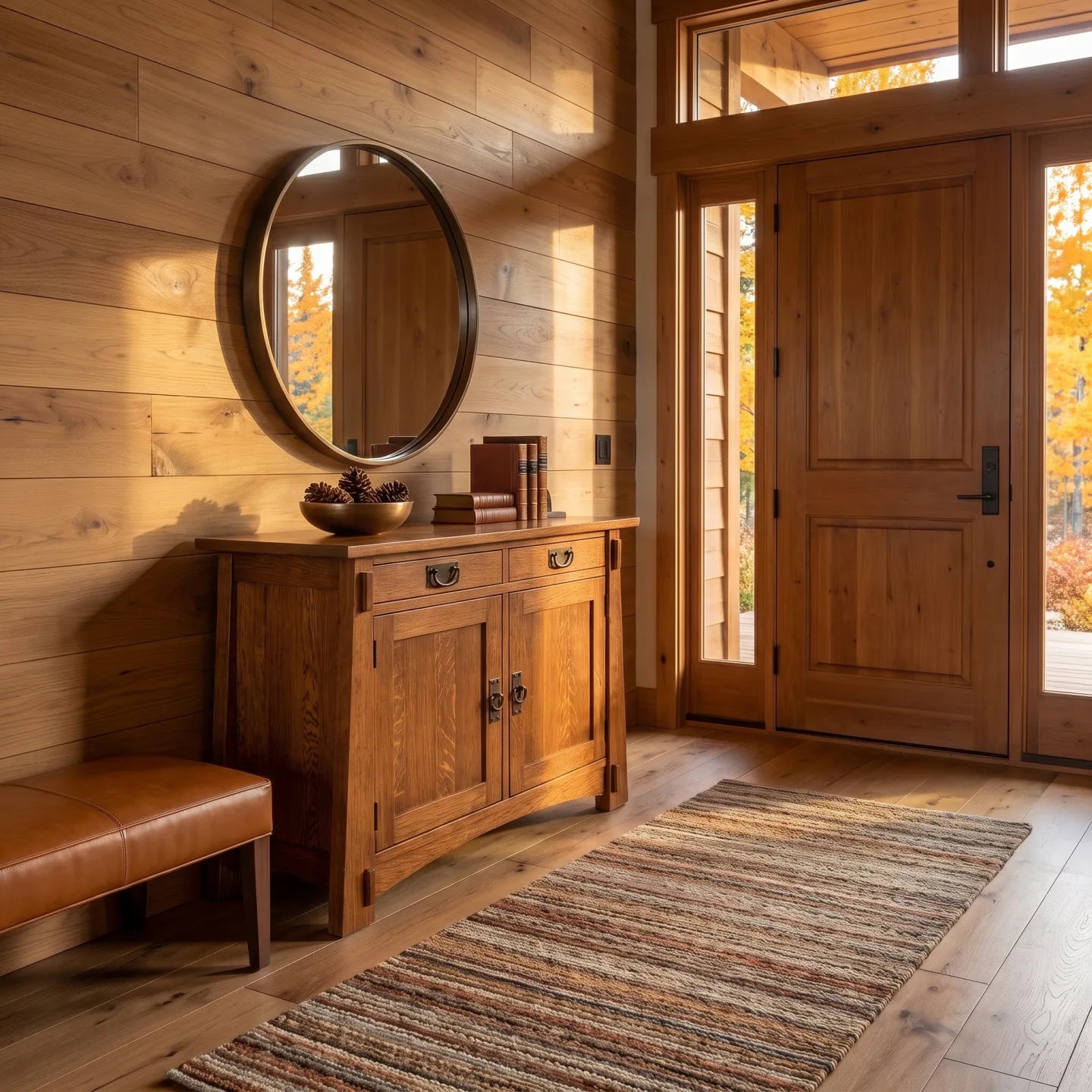 Bungalow 2-Door Console - Walnut