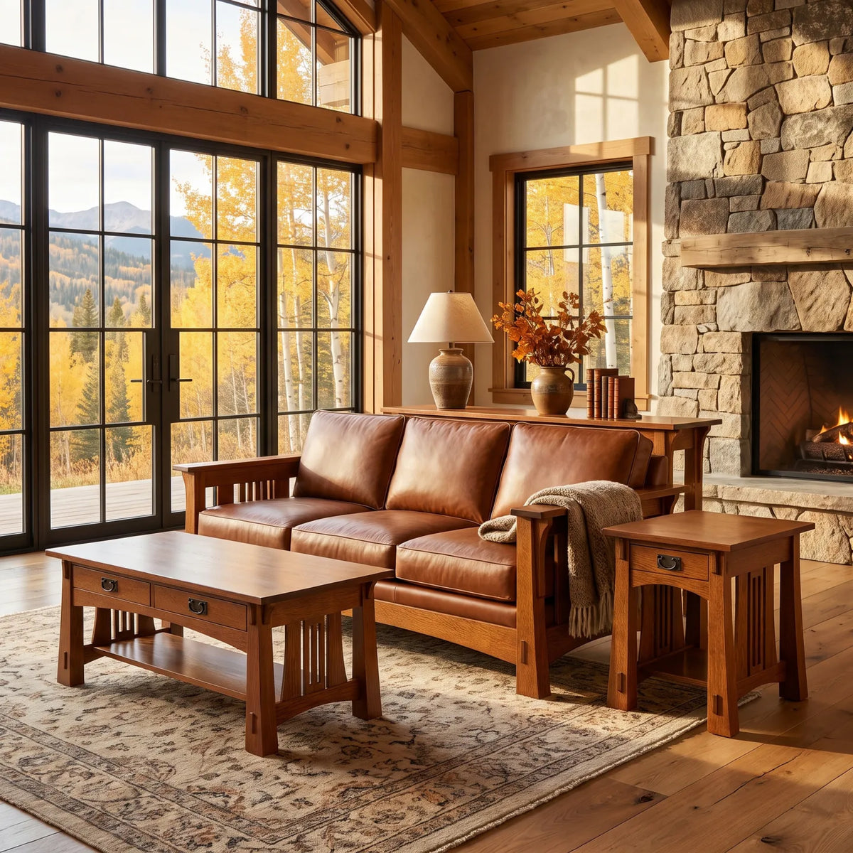 Bungalow Sofa - Antique Brown