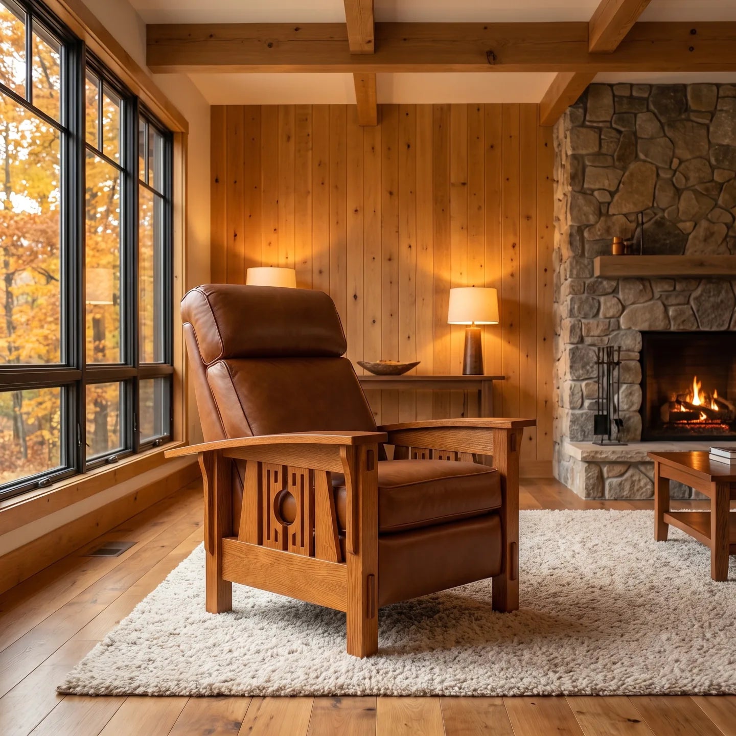 Medallion Farmhouse Recliner