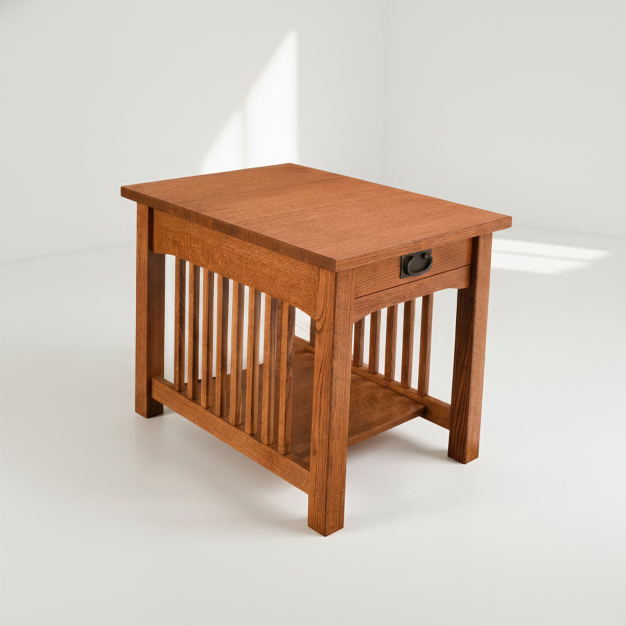 End Table - Solid Oak