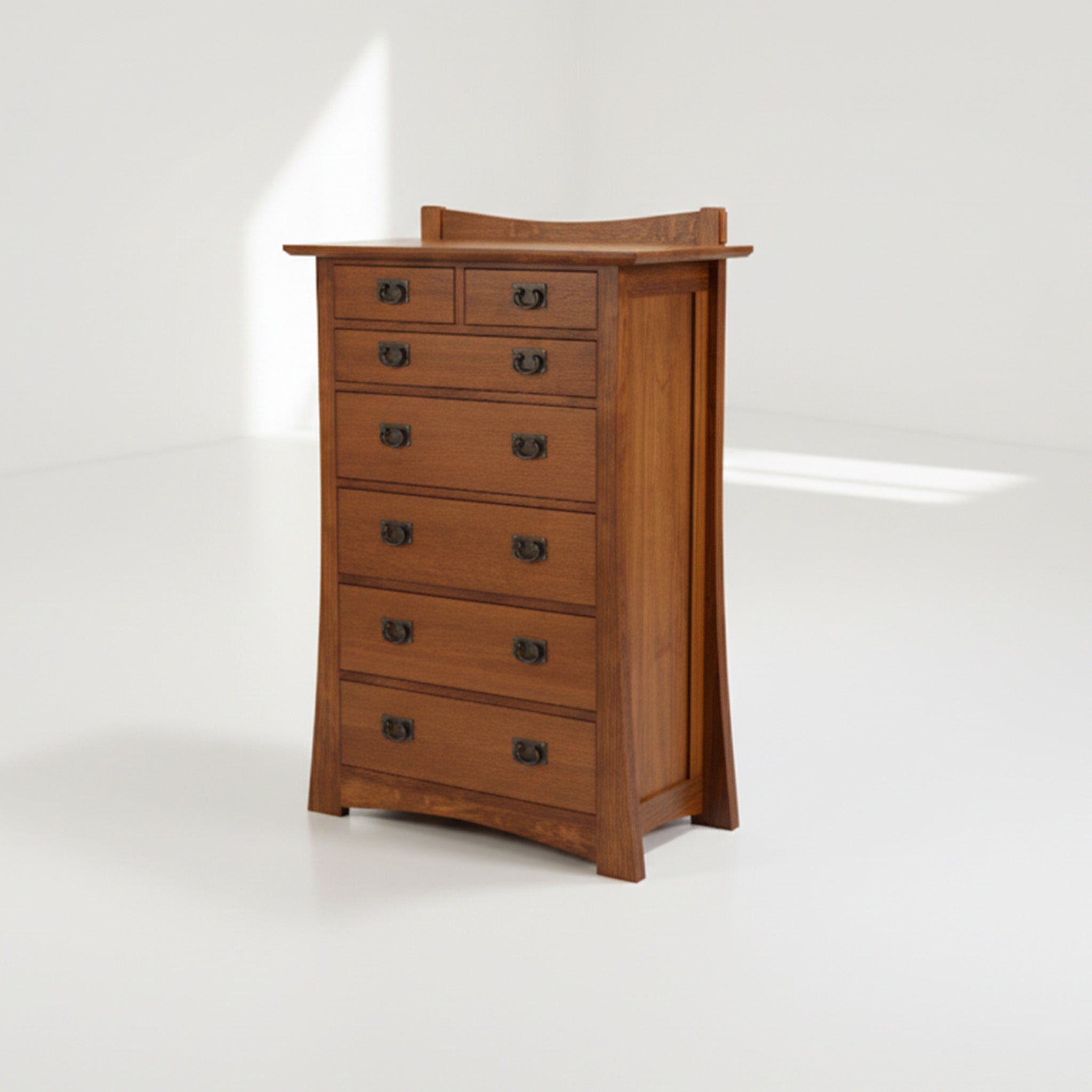 Bungalow 7-Drawer Bedroom Chest - Solid Oak _ 1707_01af5721-d617-4956-bb6f-e1944ed8b7bb