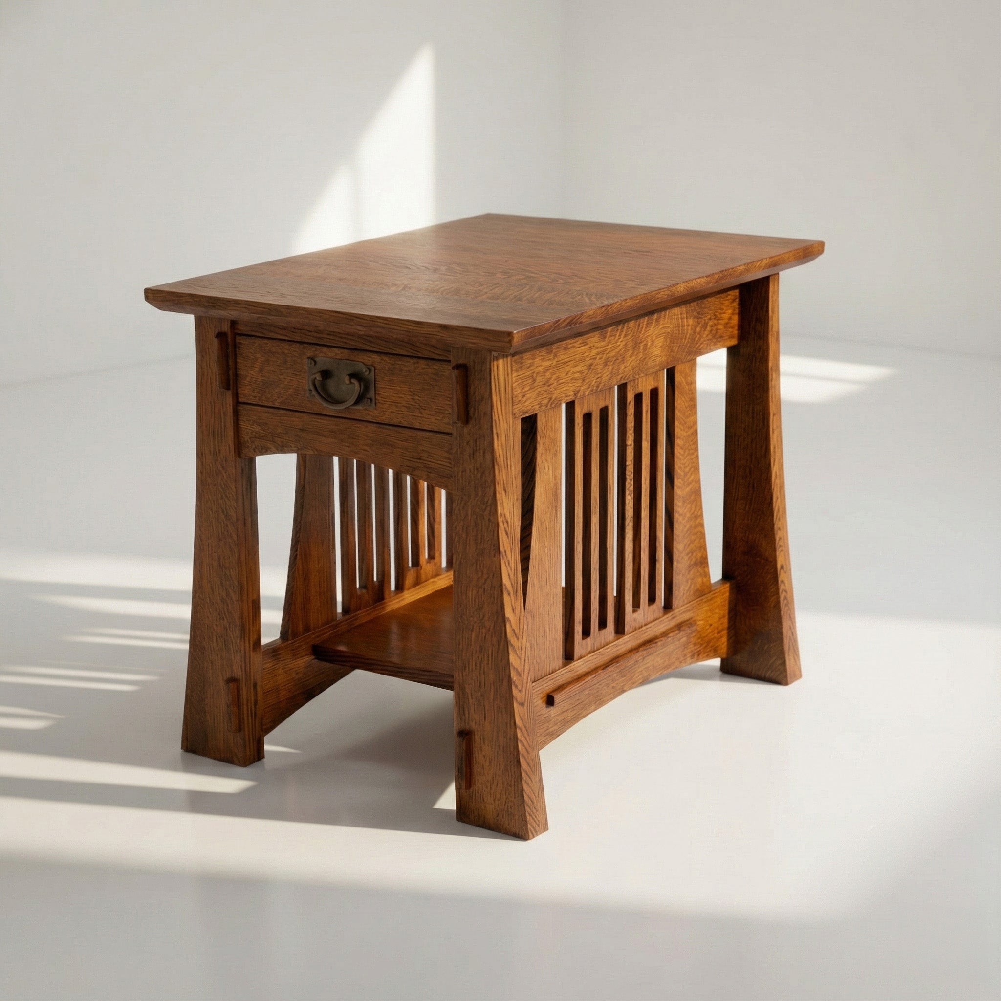 End Table - Solid Oak