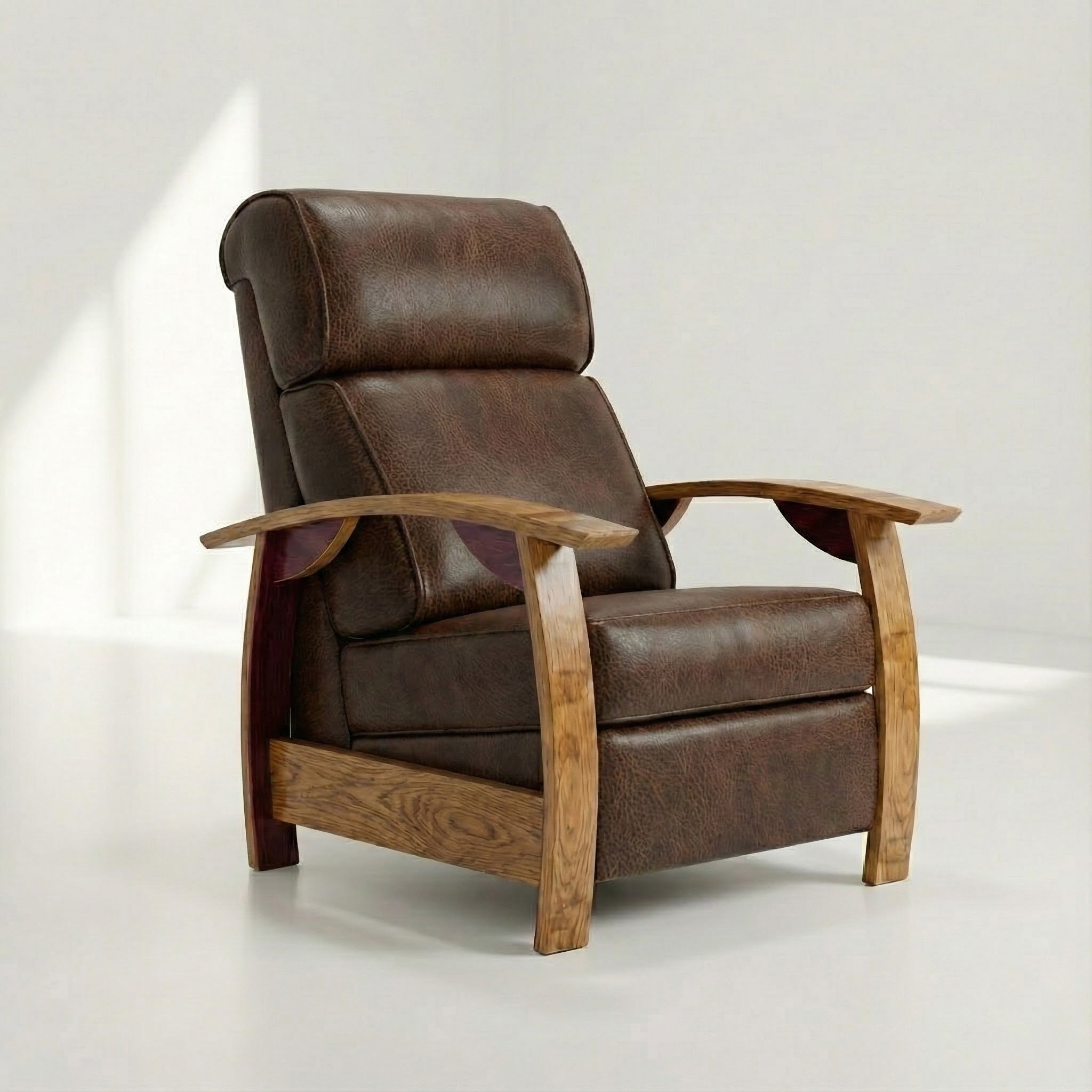 Wine Barrel Recliner - Texas Italian Leather